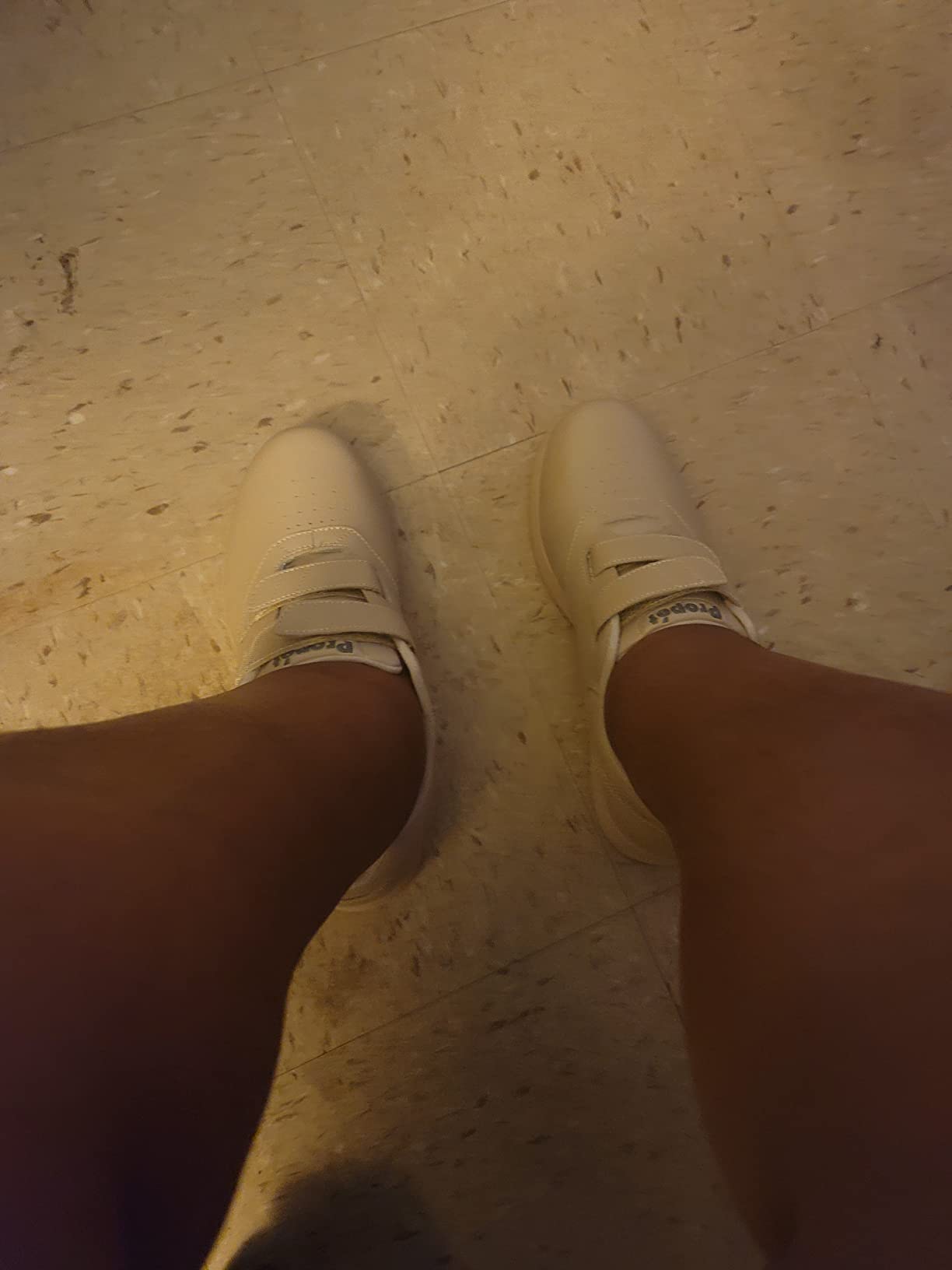 Propét Women's Vista Strap diabetic shoe showing comfortable all-day wear for healthcare workers