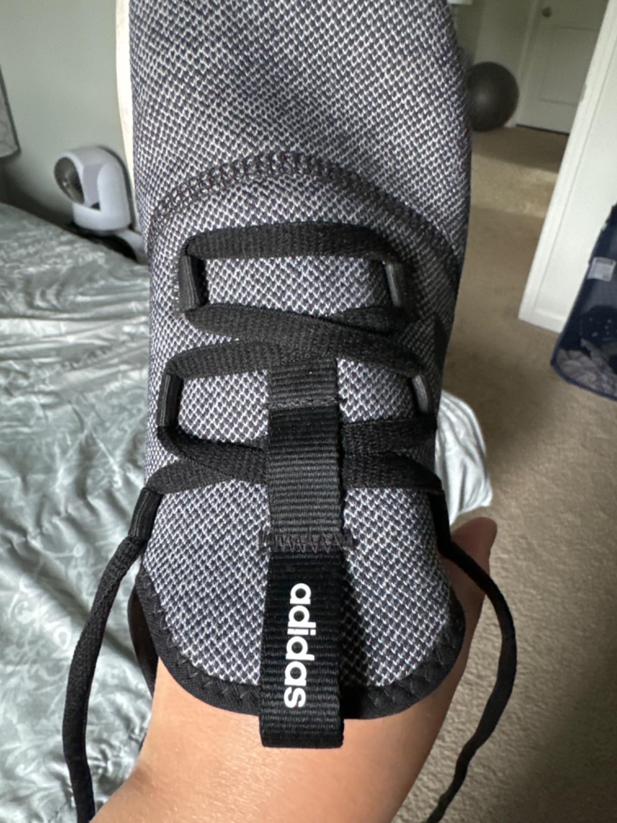 Adidas Cloudfoam Pure 2.0 shoes in action during daily wear showing flexibility and comfort