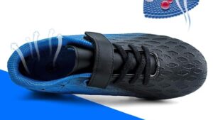 Brooman Kids Firm Ground Soccer Cleats Boys Girls Athletic Outdoor Football Shoes