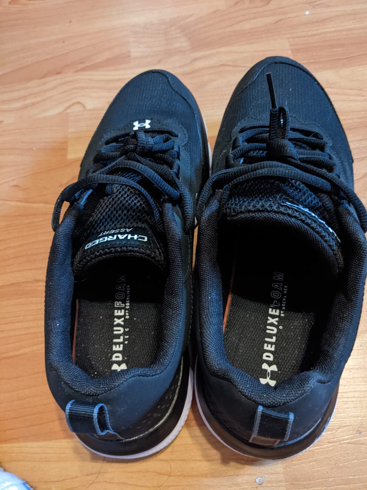 Under Armour Assert 9 during real-world testing showing wear patterns after extended use