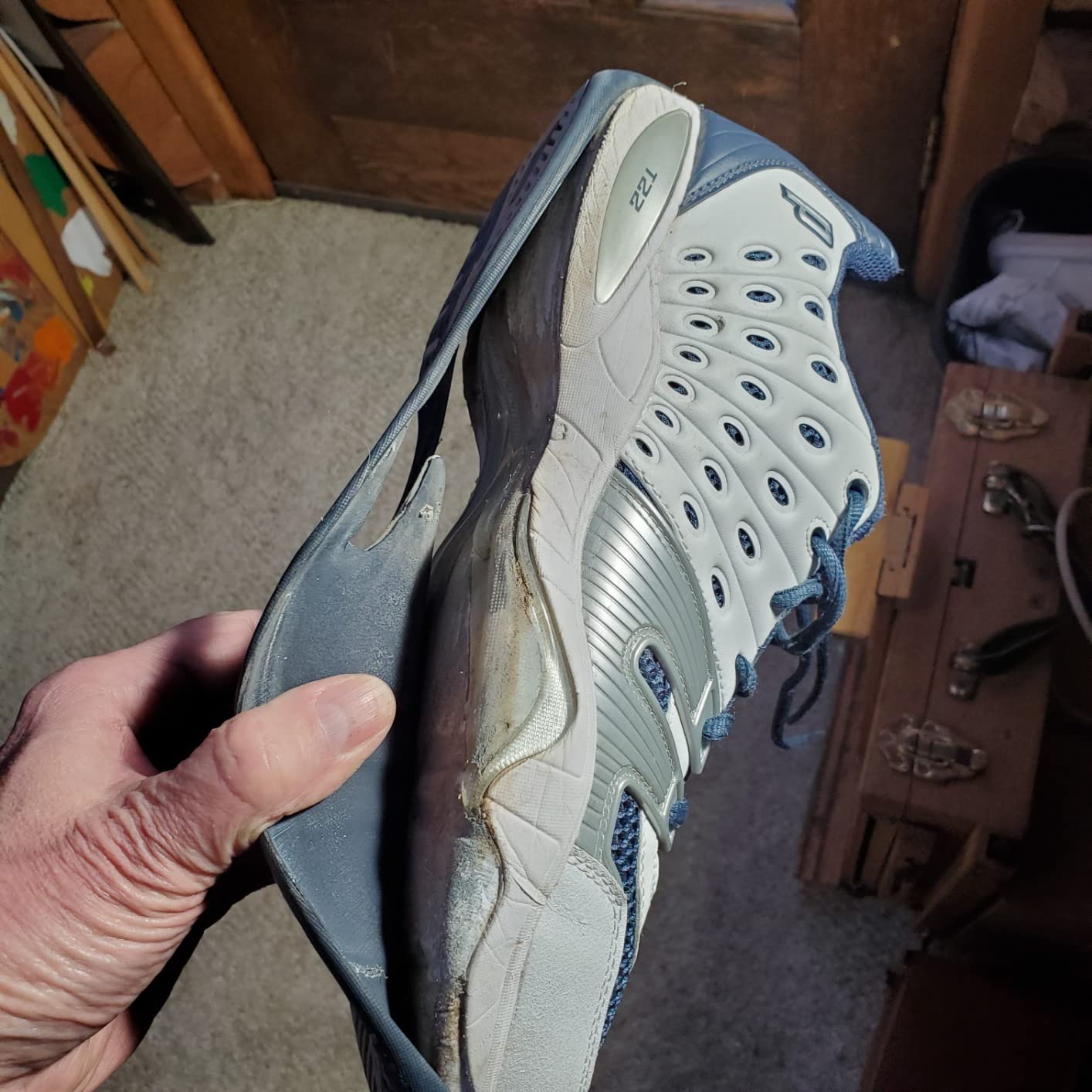 Prince T22 Tennis Shoe Side Profile Design Details