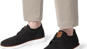 Bruno Marc Men's Knitflex Breeze Mesh Sneakers Oxfords Lace Up Lightweight Casual Walking Shoes