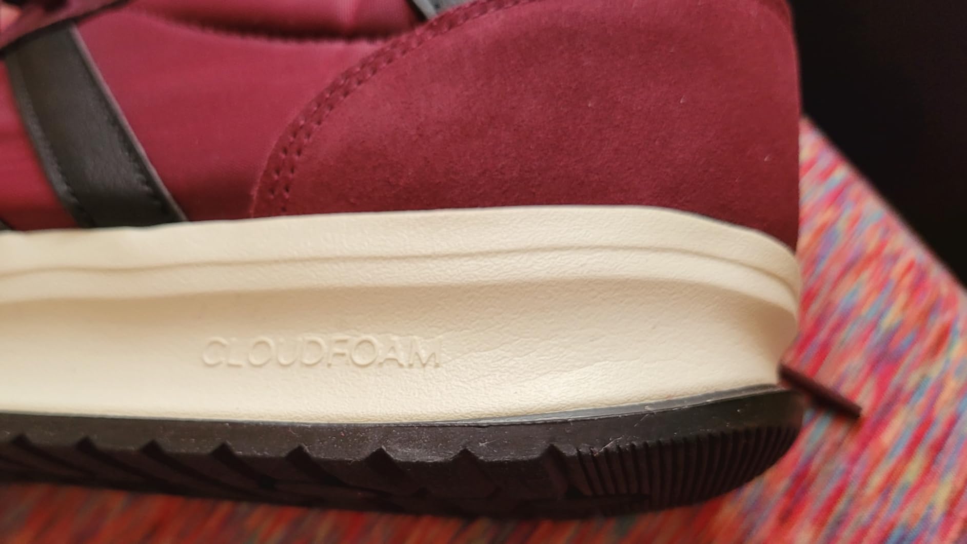 Adidas Run 72 Sneaker Side Profile Showing Construction Details