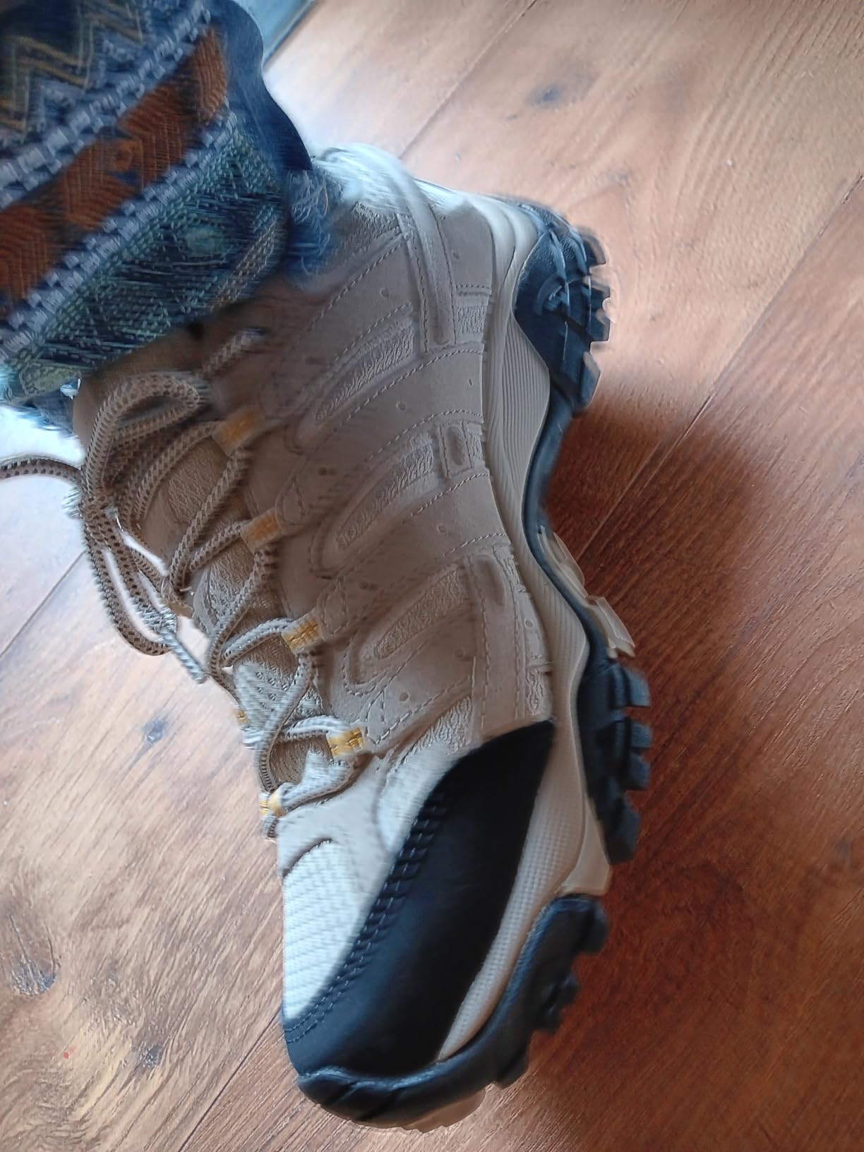 Merrell Women's Moab 2 Vent Hiking Shoe in Falcon colorway showing suede leather and breathable mesh upper