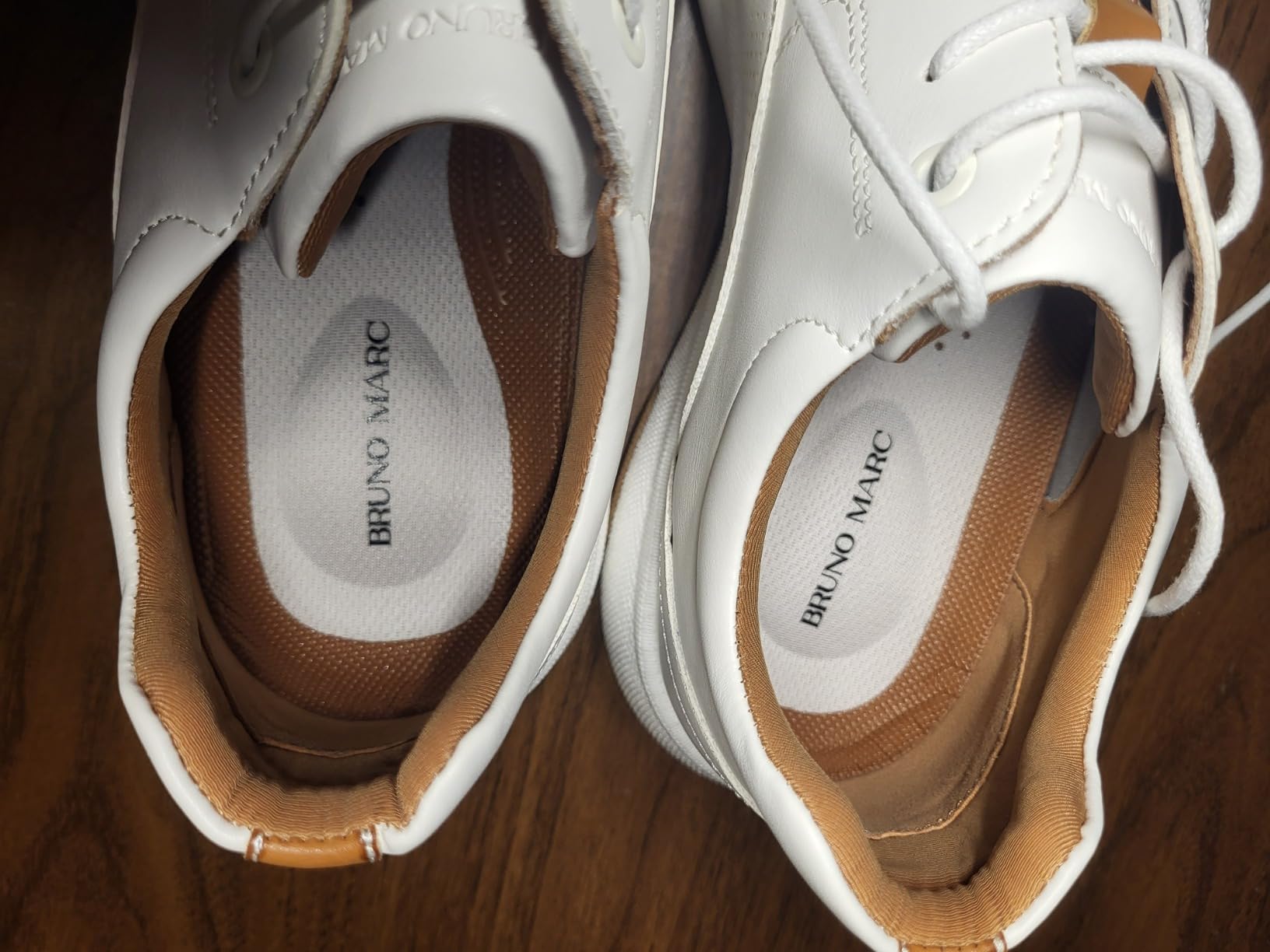 Bruno Marc dress sneaker detailed design closeup