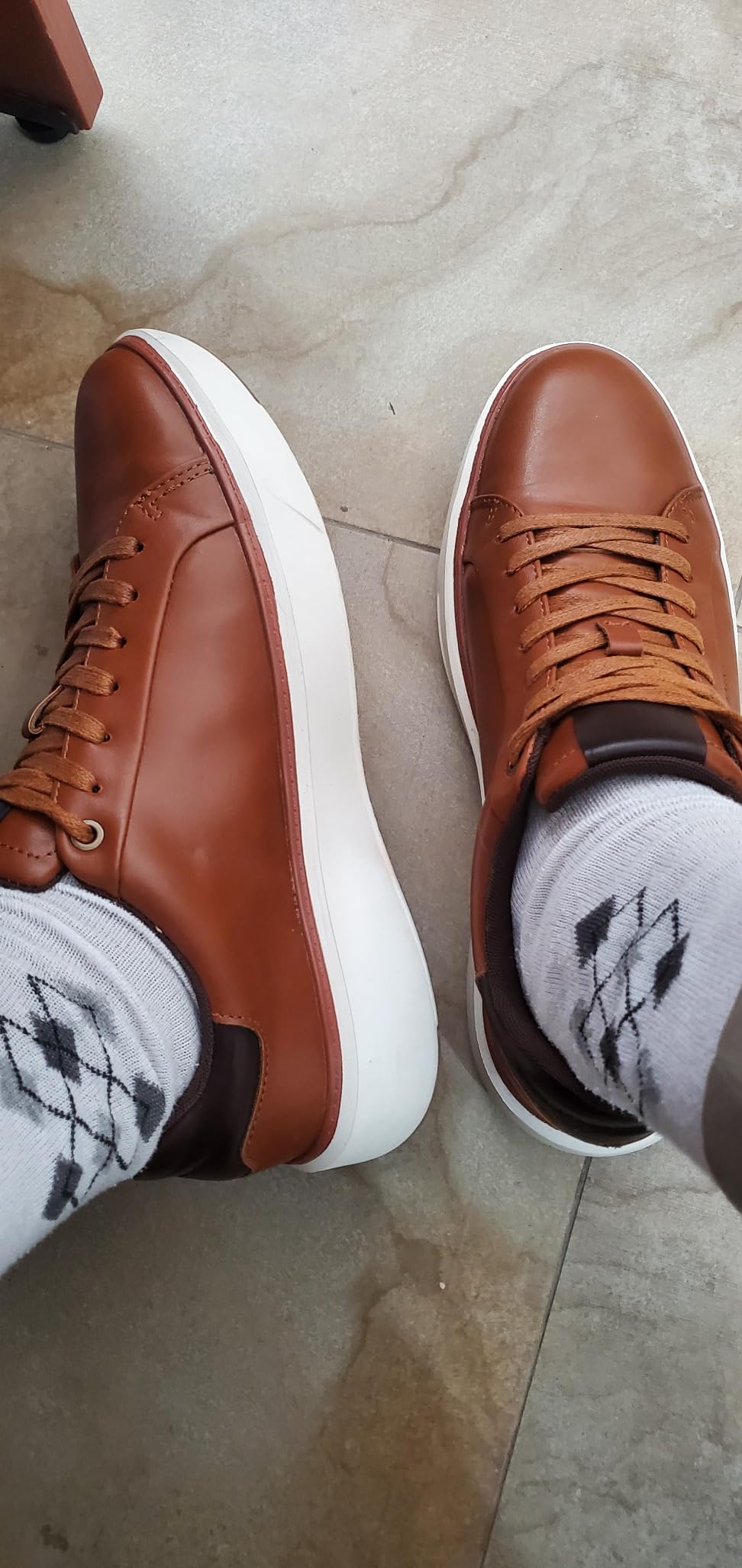 Bruno Marc sneakers worn in real-world street setting showing versatile styling