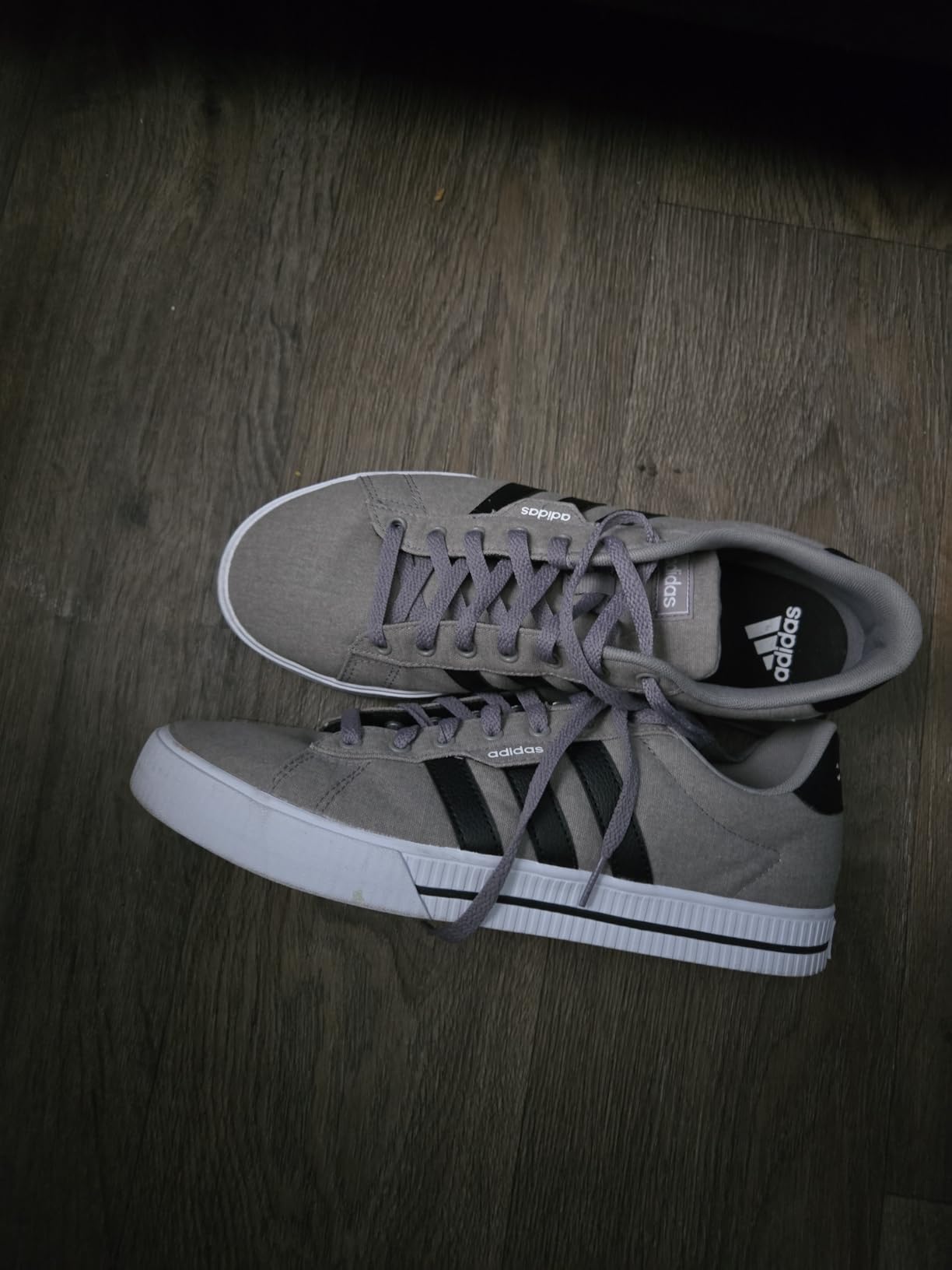 Adidas Daily 3.0 worn on feet showing how they look with casual jeans and everyday wear