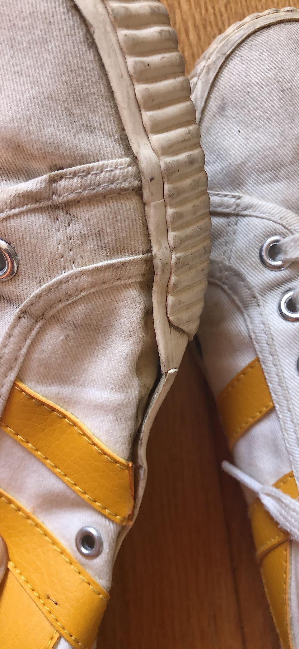 Gola Coaster sneaker after months of wear showing durability and style retention