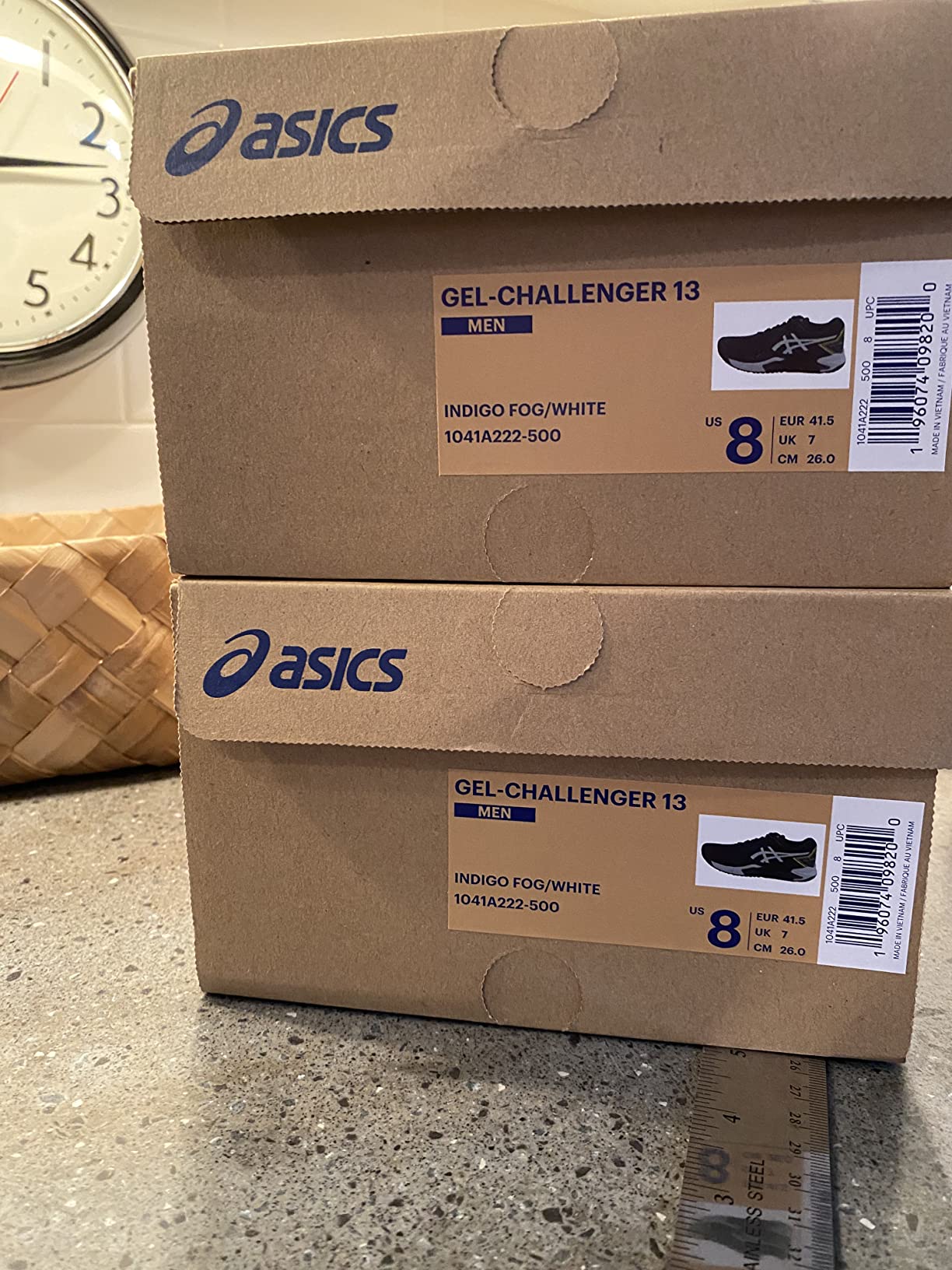 ASICS Gel-Challenger 13 in action on tennis court showing lateral movement support