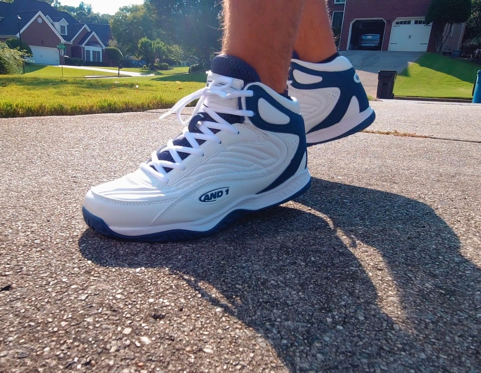 AND1 Pulse 3.0 Basketball Shoes sole pattern showing herringbone traction design for court grip