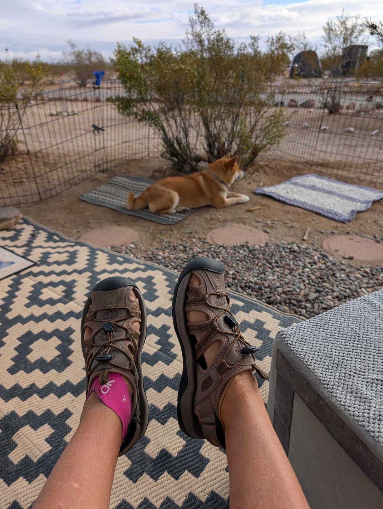 DREAM PAIRS hiking sandals featuring toggle laces and secure heel strap design