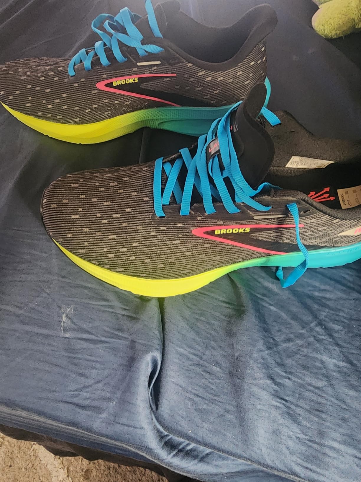 Brooks Launch 10 in action showing performance during speed training sessions