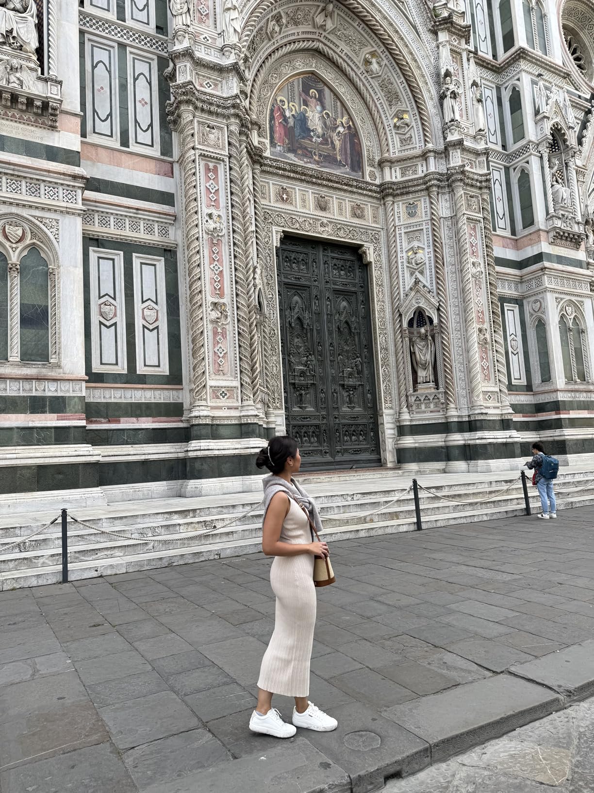 Close-up detail of Dr. Scholl's Time Off sneaker showing platform construction and side profile
