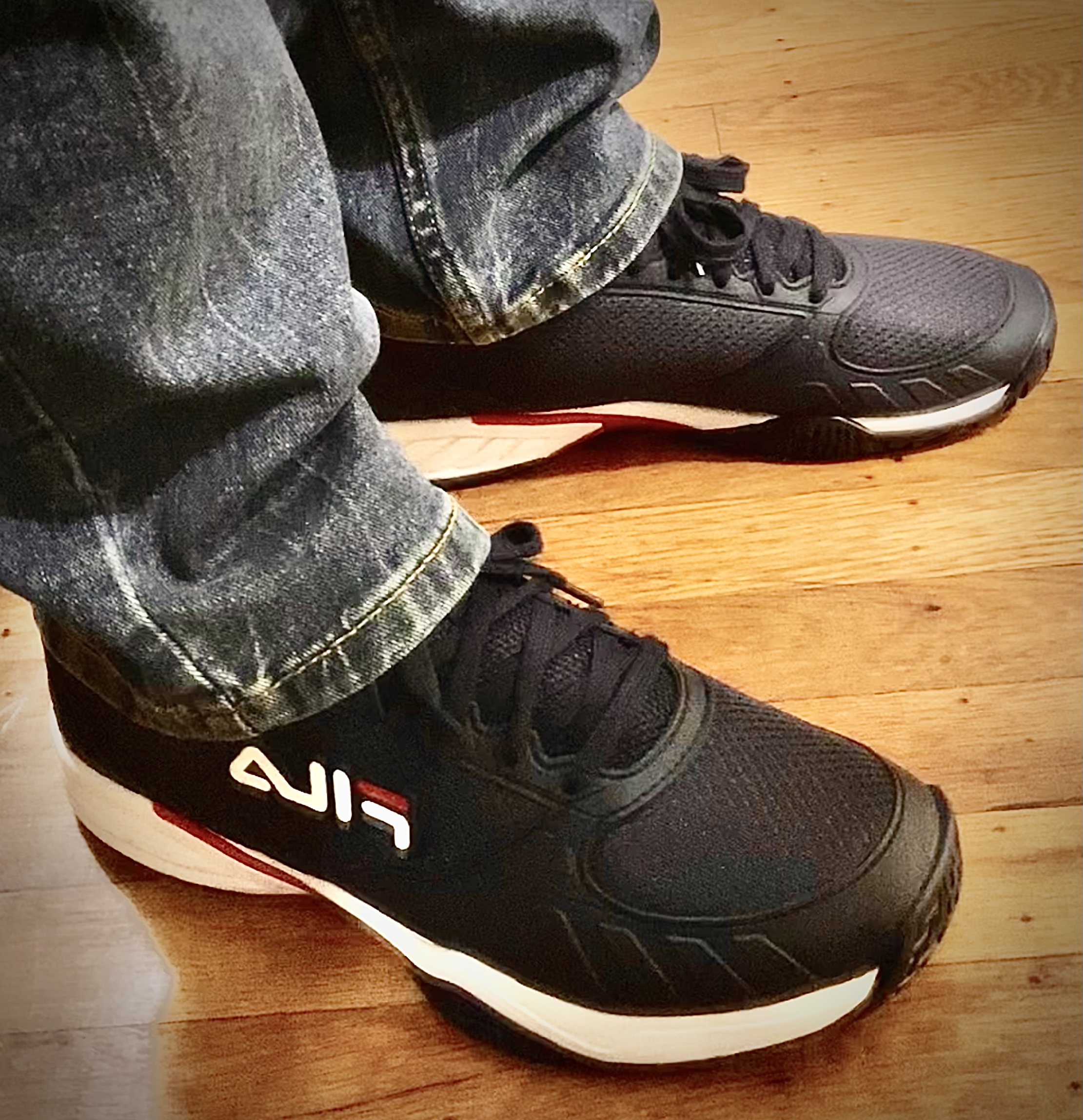 Fila Volley Zone toe box construction showing cramped fit issues for some users