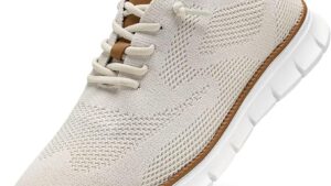 Kvovzo Men's Casual Dress Shoes Fashion Walking Sneakers Mesh Business Oxfords