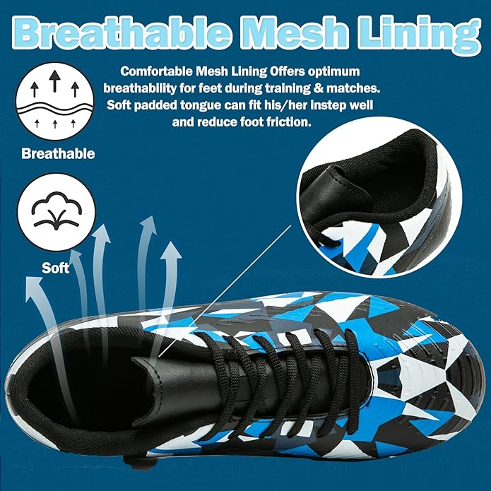 Mifawa Kids Soccer Cleats Shoes