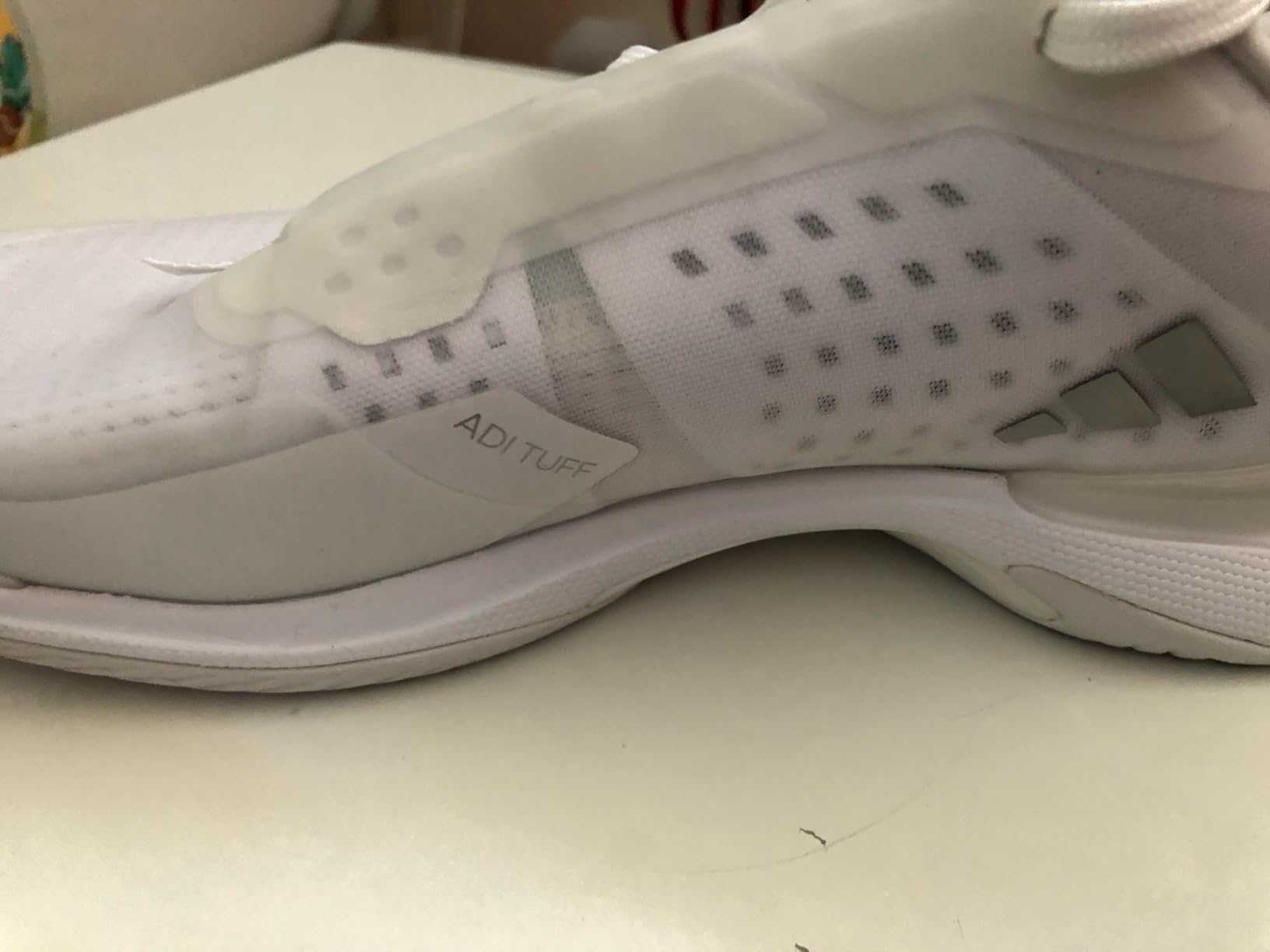 Adidas Avacourt Tennis Shoe Upper Design and Construction Details