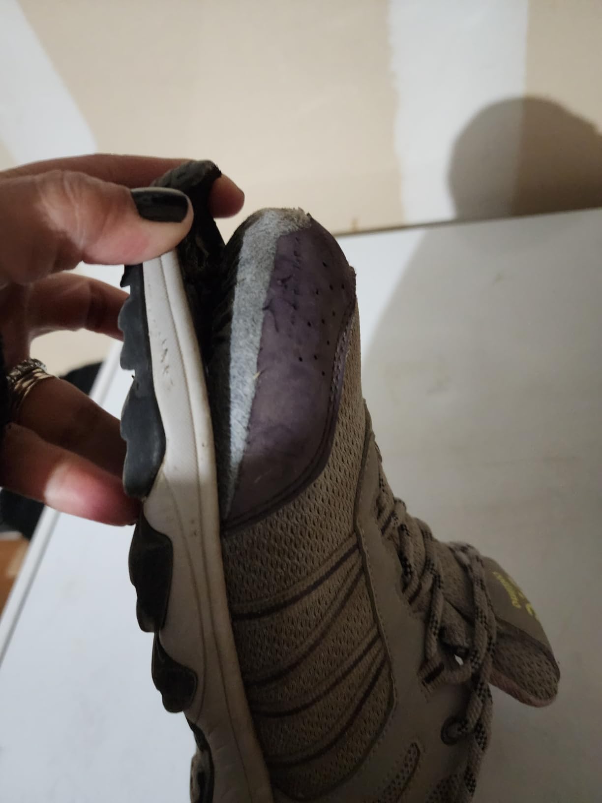 COTTIMO hiking shoes showing wear pattern after extended outdoor testing periods