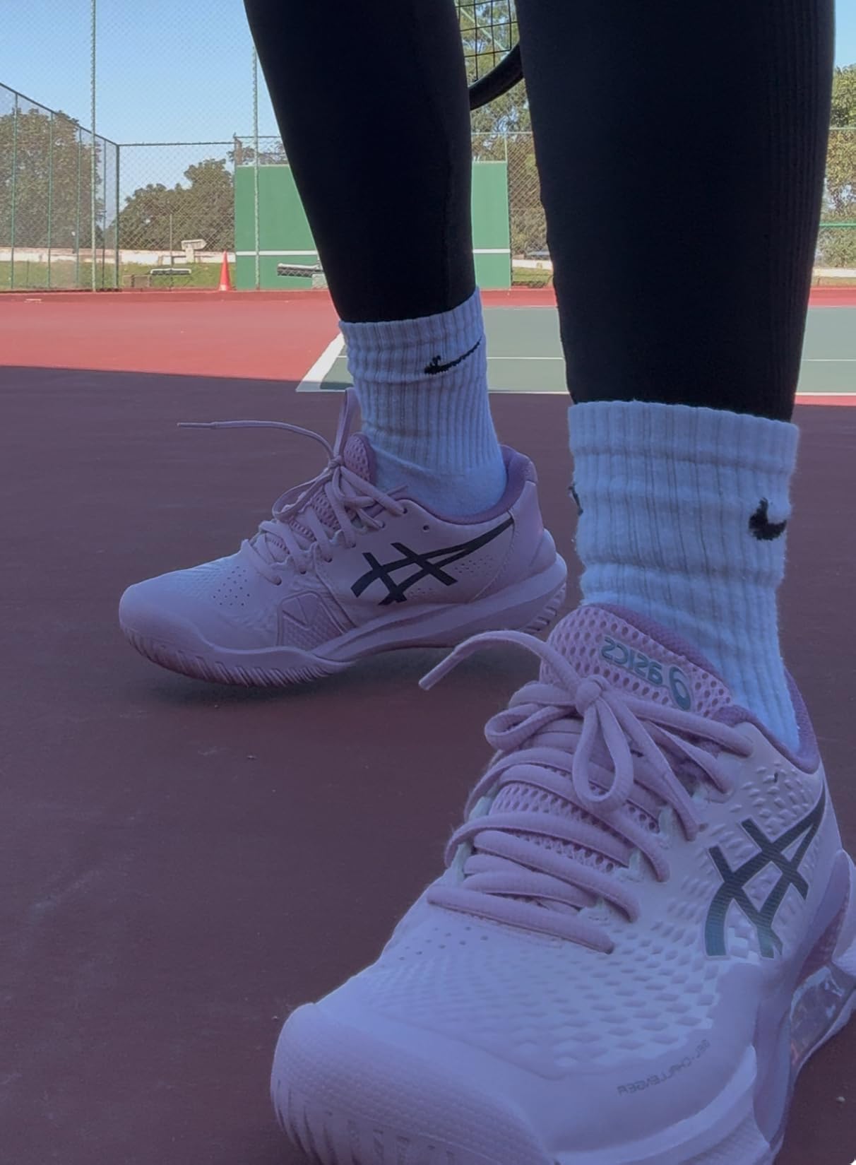 ASICS Gel-Challenger 14 on court during competitive baseline play