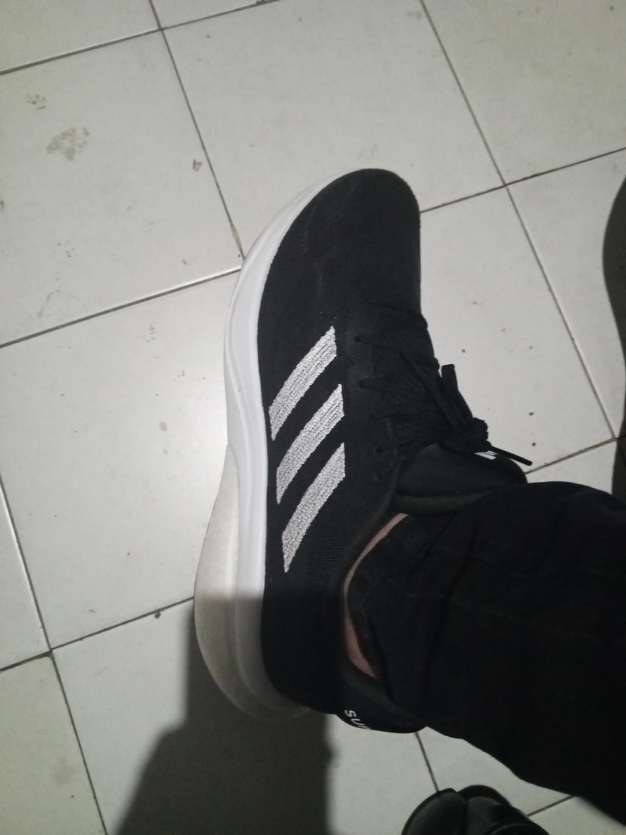 Adidas Supernova 3 side profile showing midsole design and heel construction