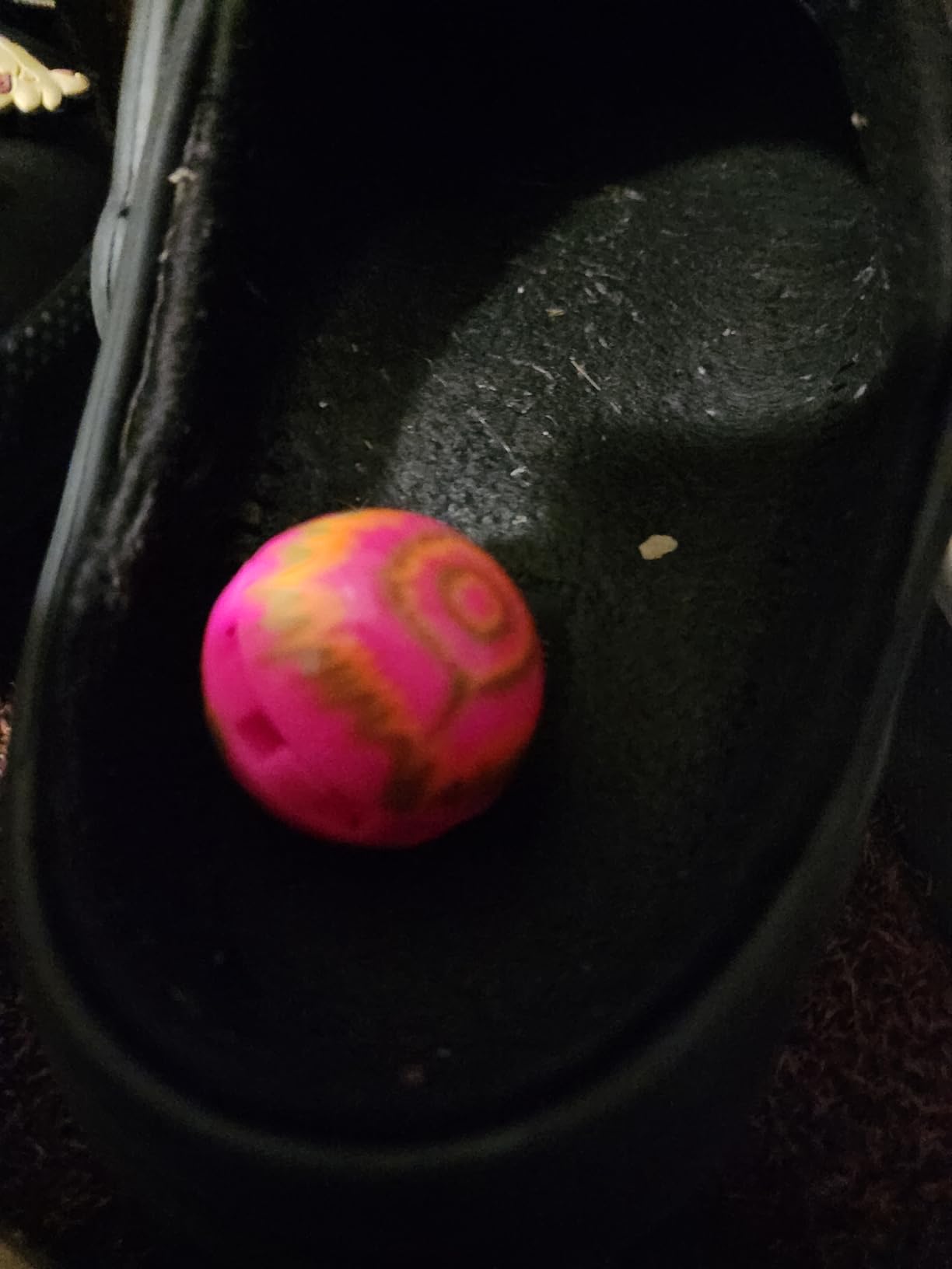Sof Sole Sneaker Balls in radial tie dye design showing colorful round deodorizer spheres
