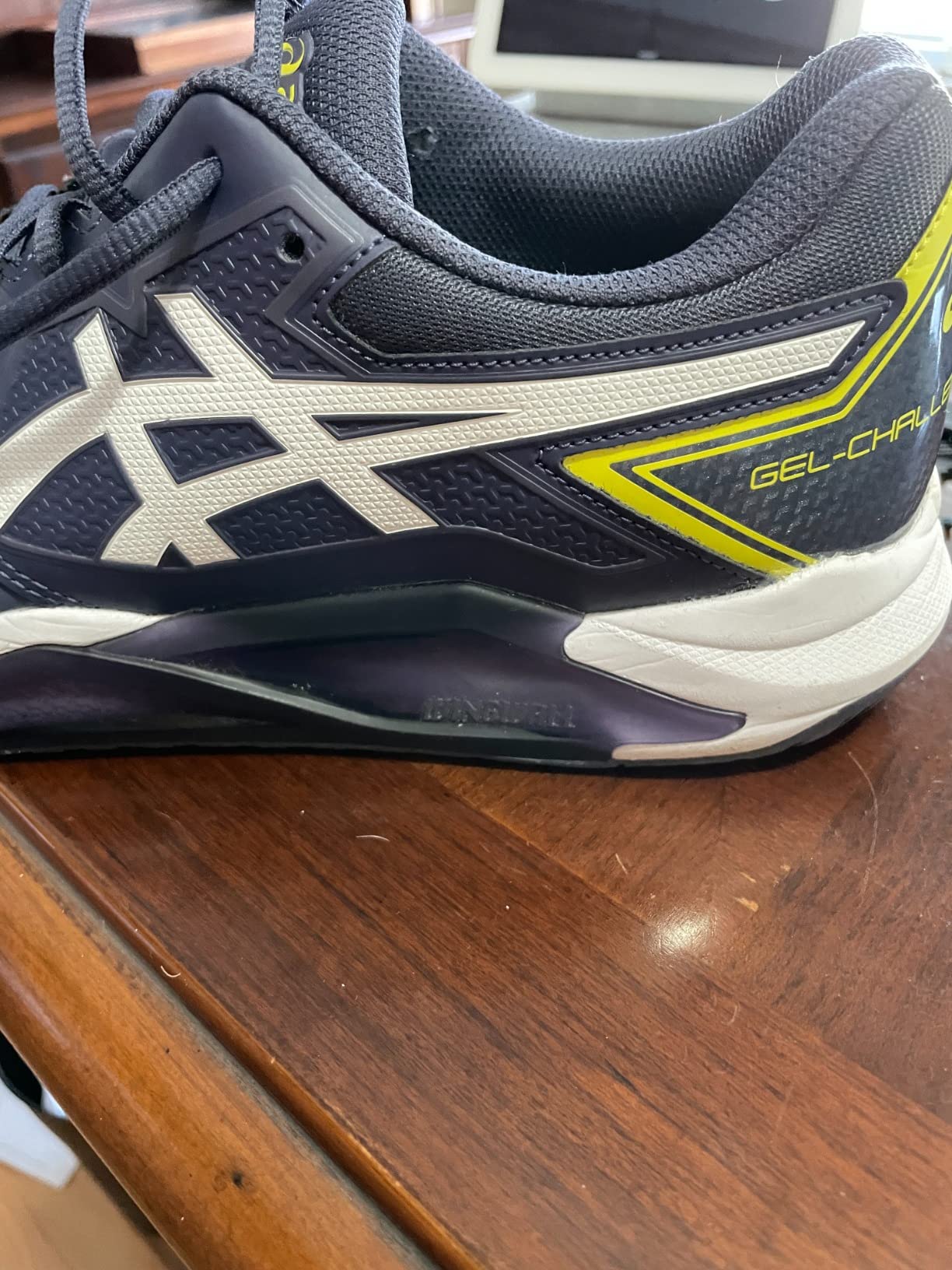 ASICS Gel-Challenger 13 Wingwall lateral support system close-up showing construction quality and technology detail