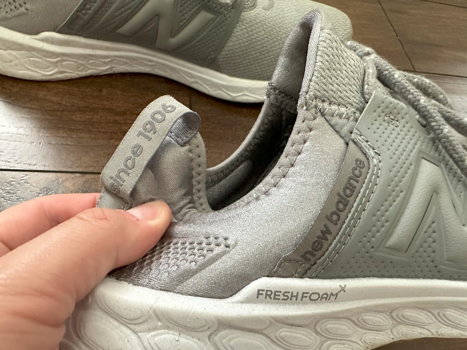 New Balance Fresh Foam X Cruz V3 men's shoe in black colorway showing Fresh Foam X midsole technology