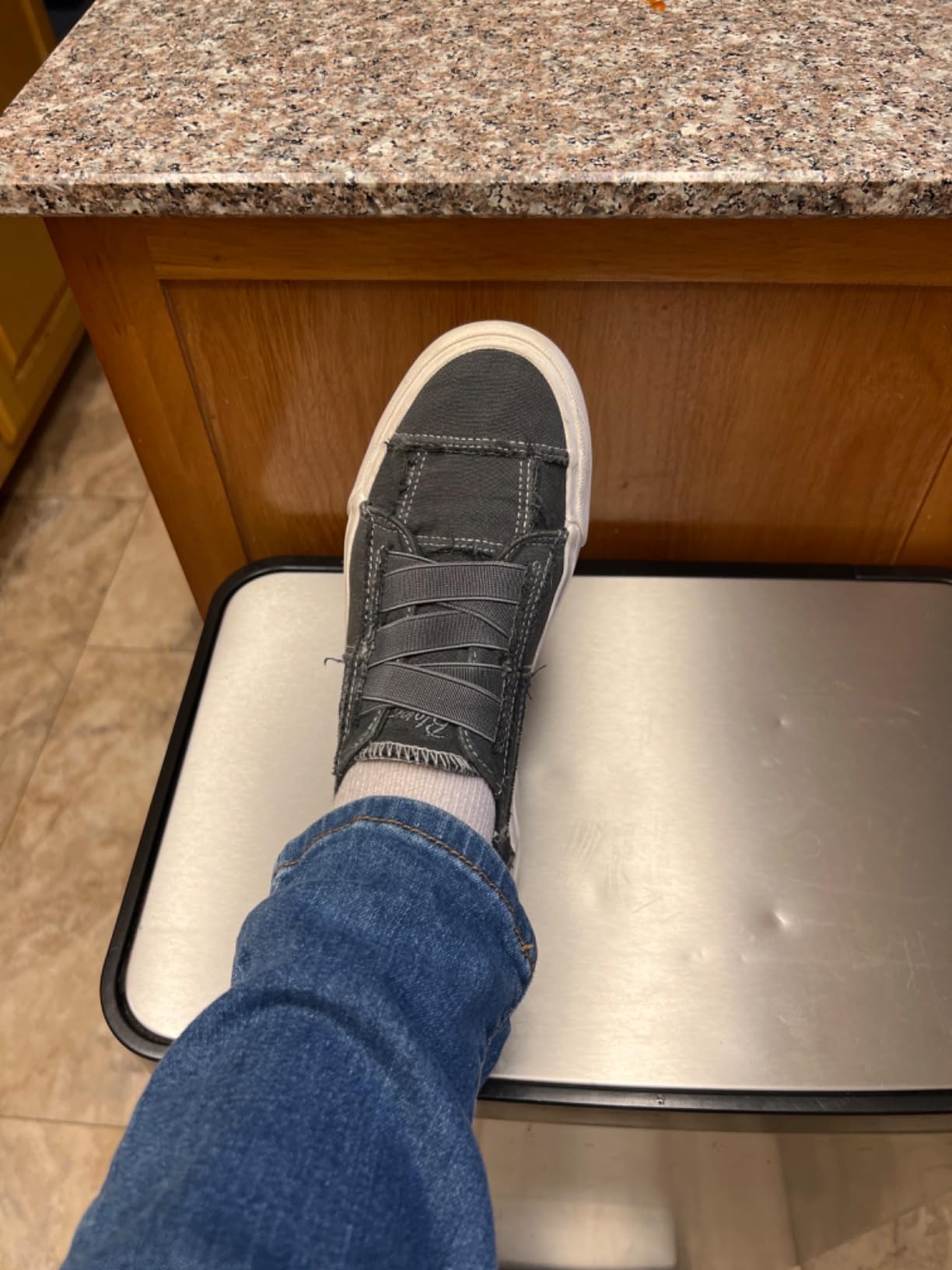 Blowfish Marley sneakers being worn during daily activities