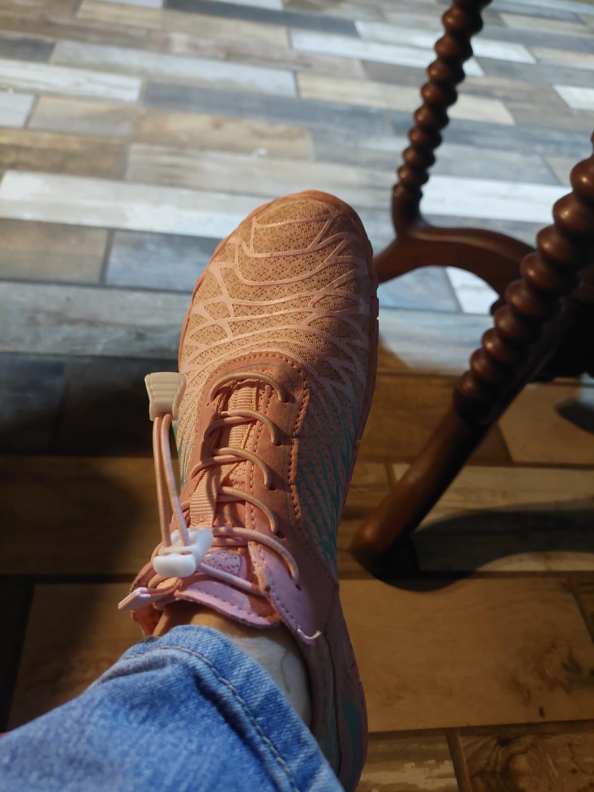 Titype barefoot shoes worn casually showing versatile everyday style