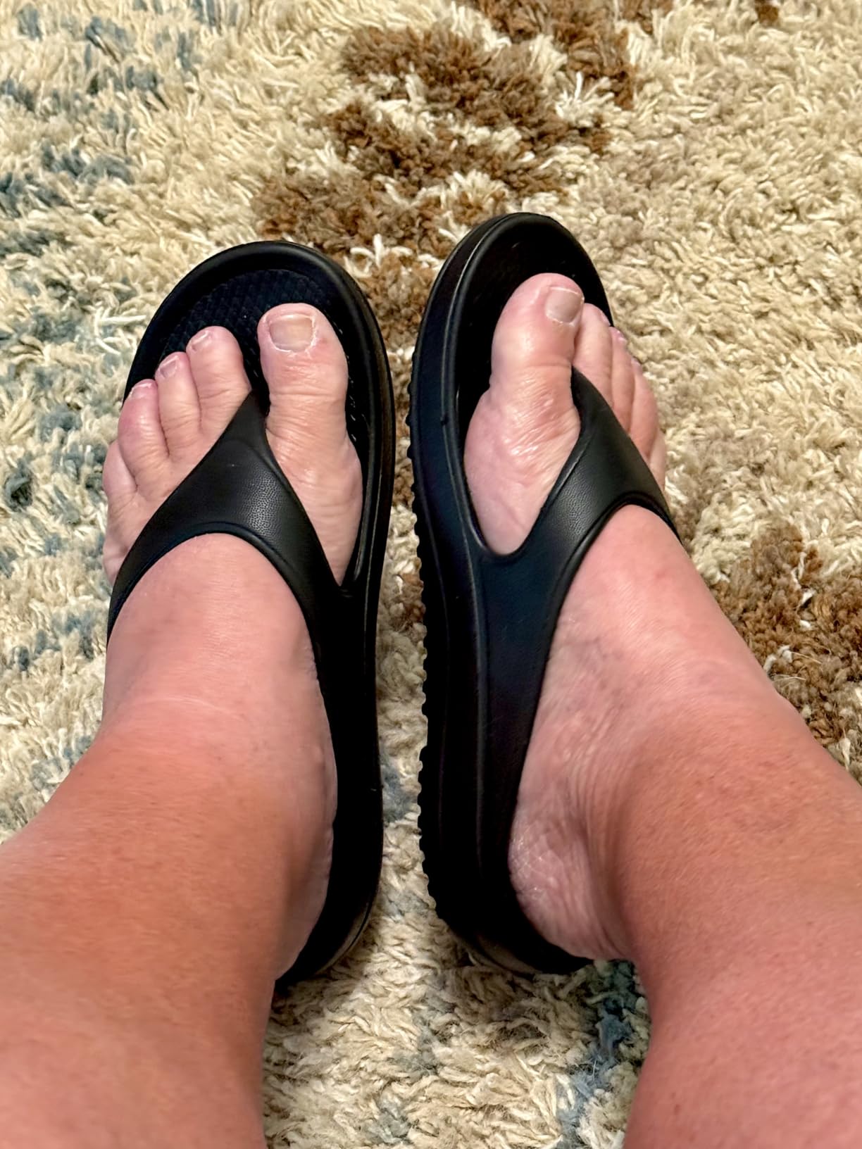 Shevalues orthopedic sandals white colorway showing arch support design and EVA construction