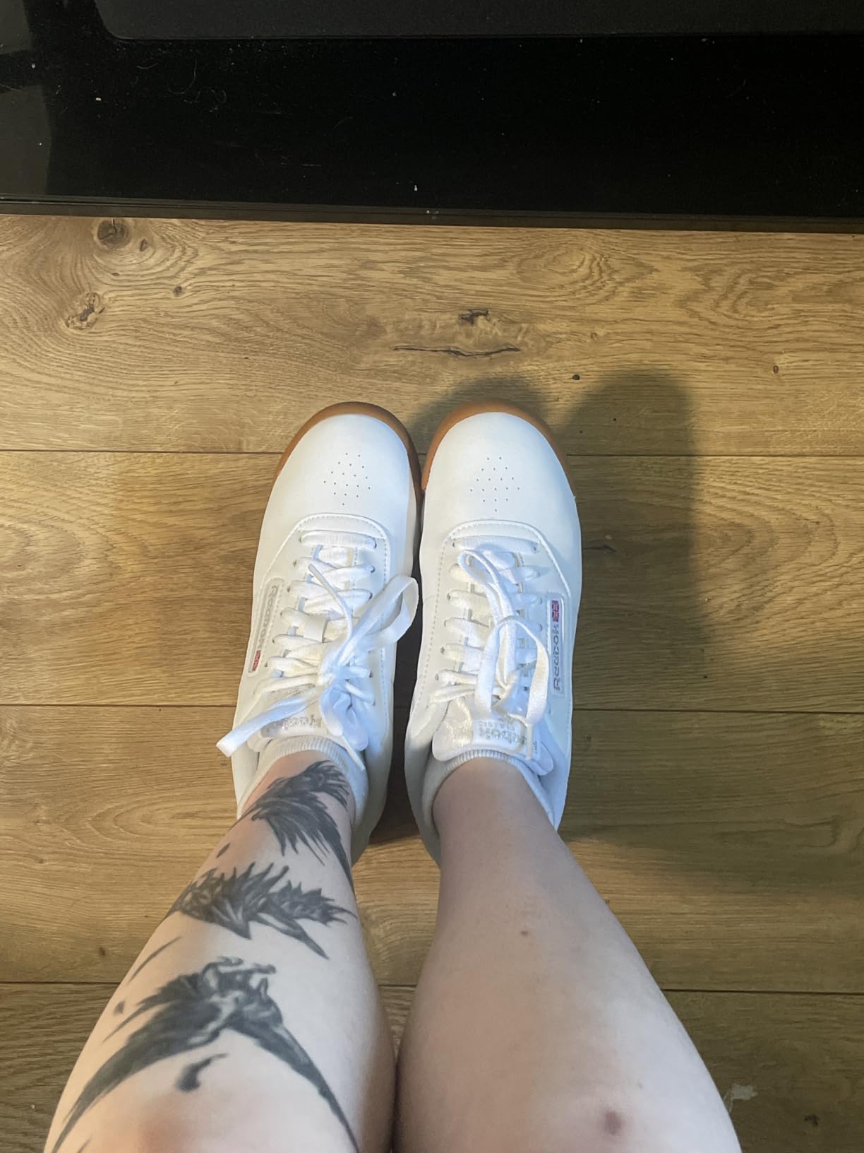 Reebok Princess sneakers worn with casual outfit showing versatile styling