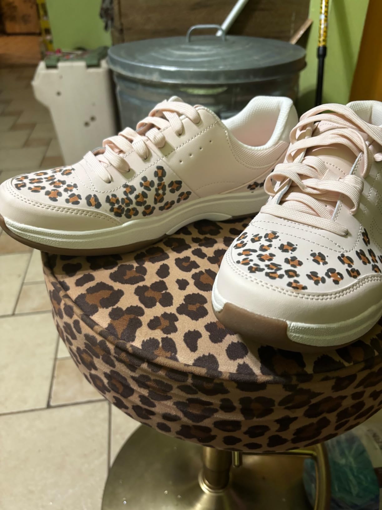 During tournament play showing court performance