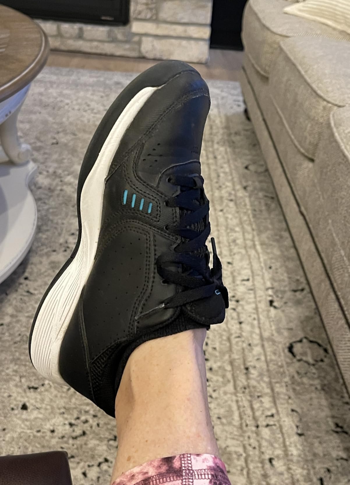 Skechers Viper Court Smash on pickleball court showing traction and court grip