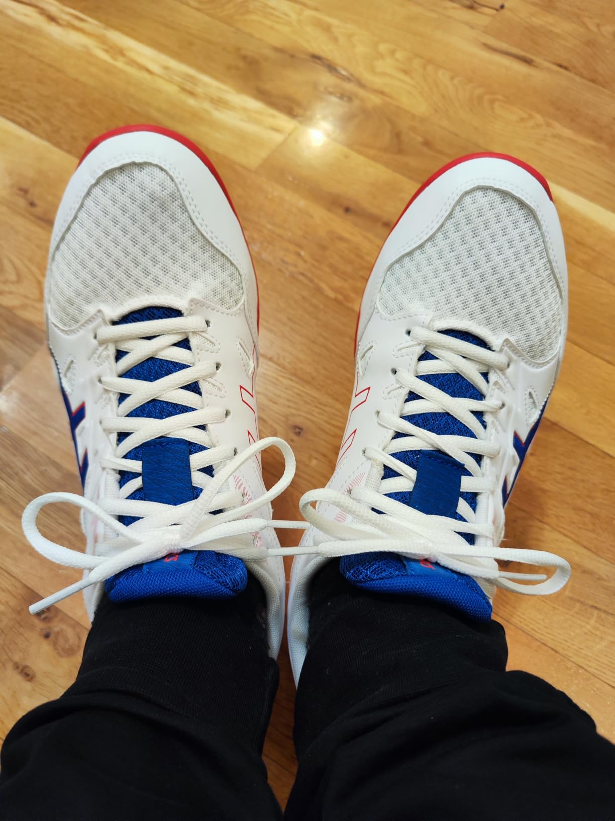 ASICS Gel-Rocket 11 outsole showing flex grooves, TRUSSTIC arch bridge, and wrap-up outsole design