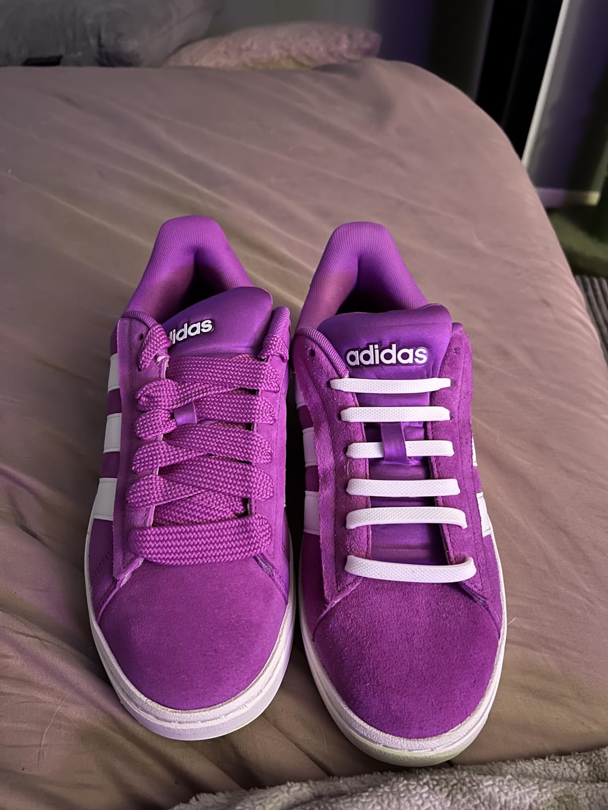 Adidas Grand Court Alpha 00s worn with casual outfit showing versatility and style