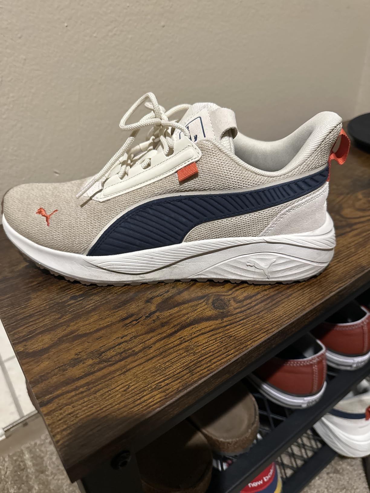 PUMA Men's Pacer 23 Street Sneaker in black shadow gray colorway showing modern design