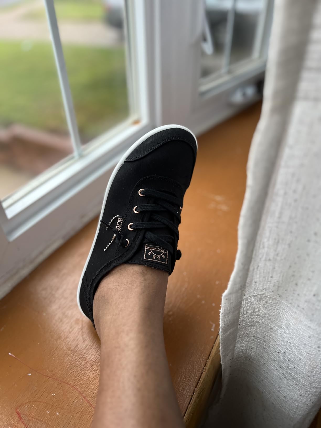 Skechers Bobs B Cute sneakers styled with casual outfit for everyday wear