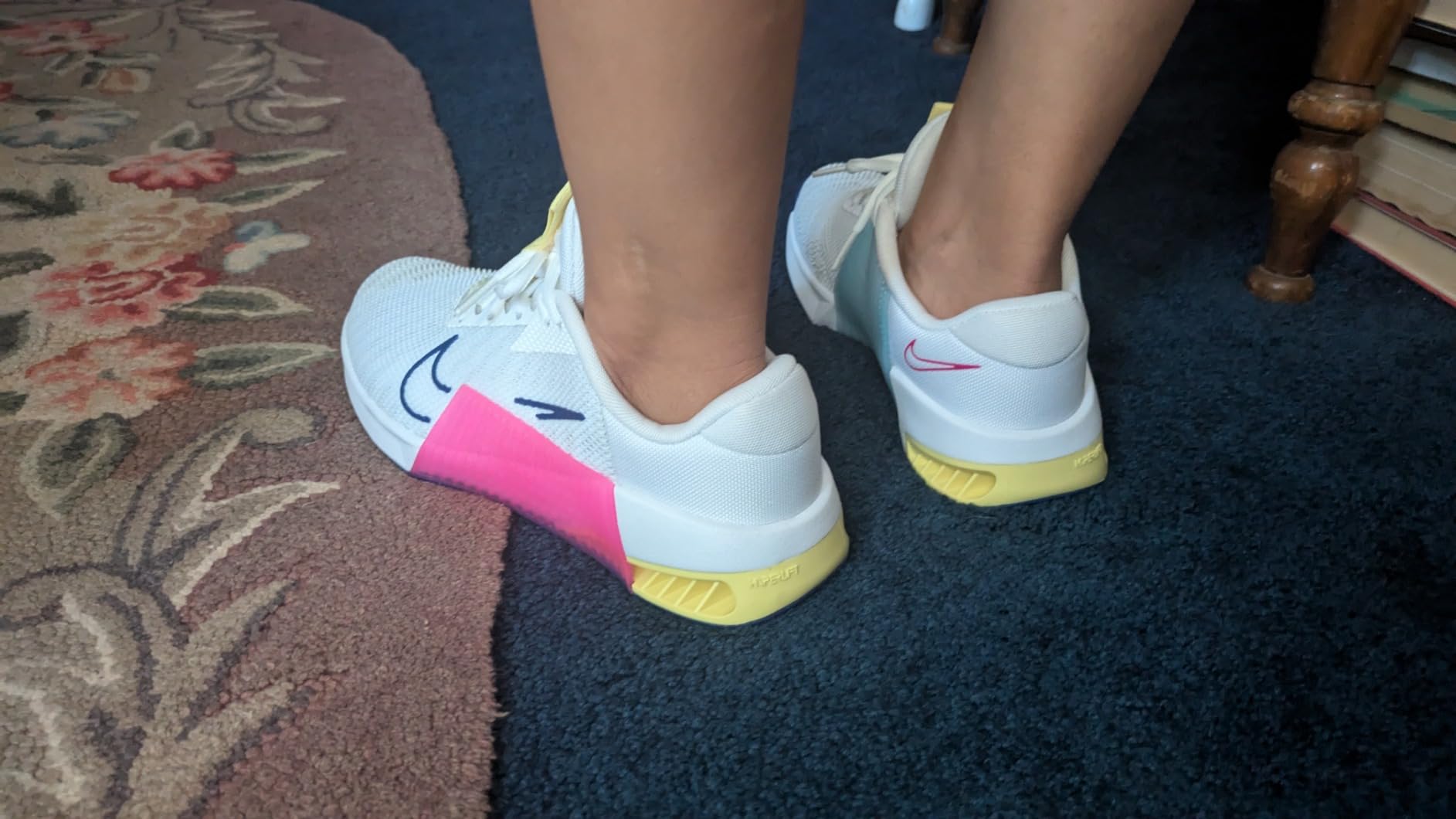 Nike Metcon 9 Women's in CrossFit gym setting during functional fitness training