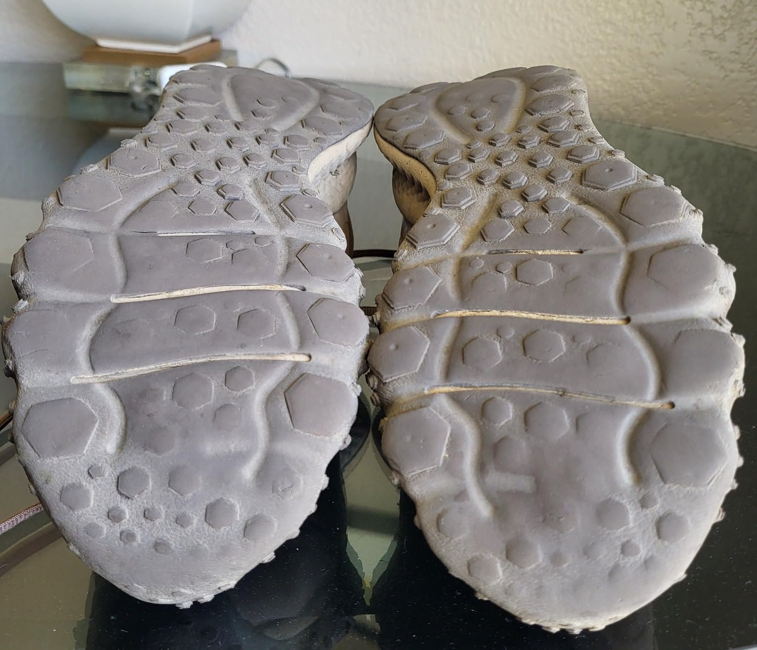 Under Armour Charged Maven on rocky trail terrain