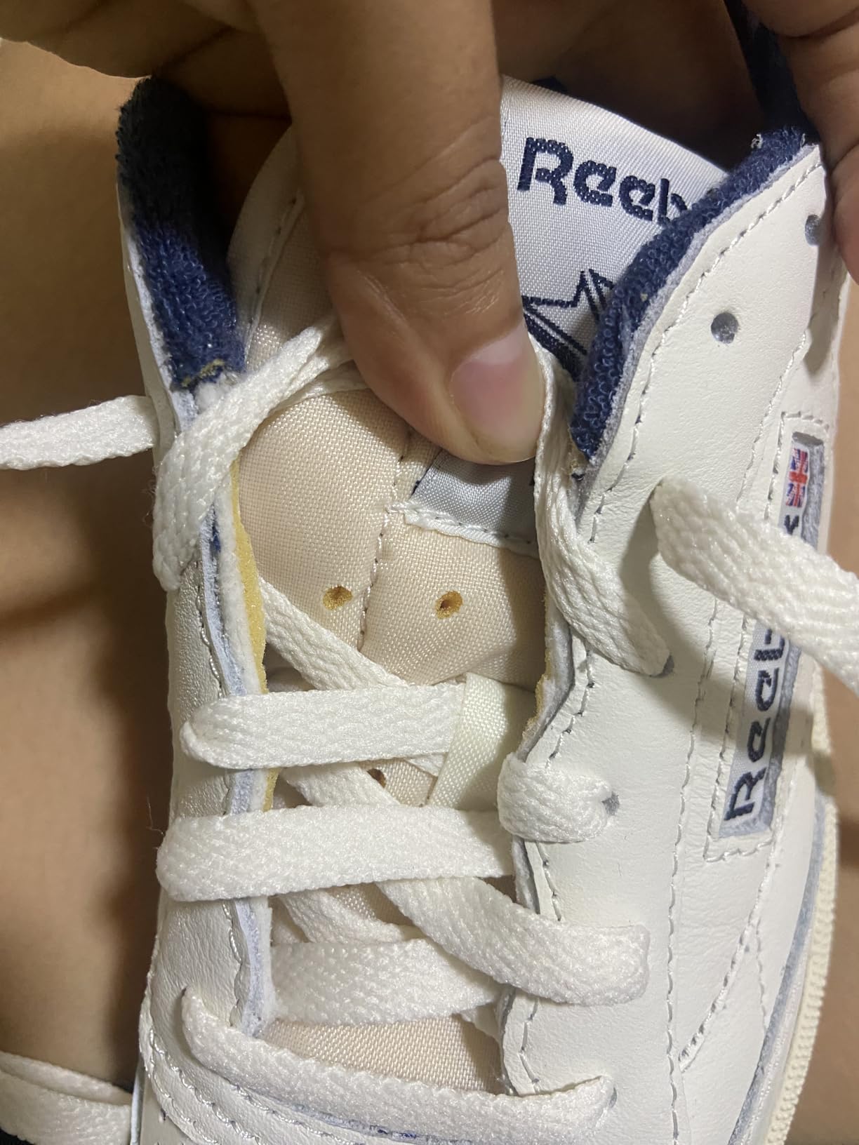 Reebok Club C 85 Vintage in classic chalk colorway