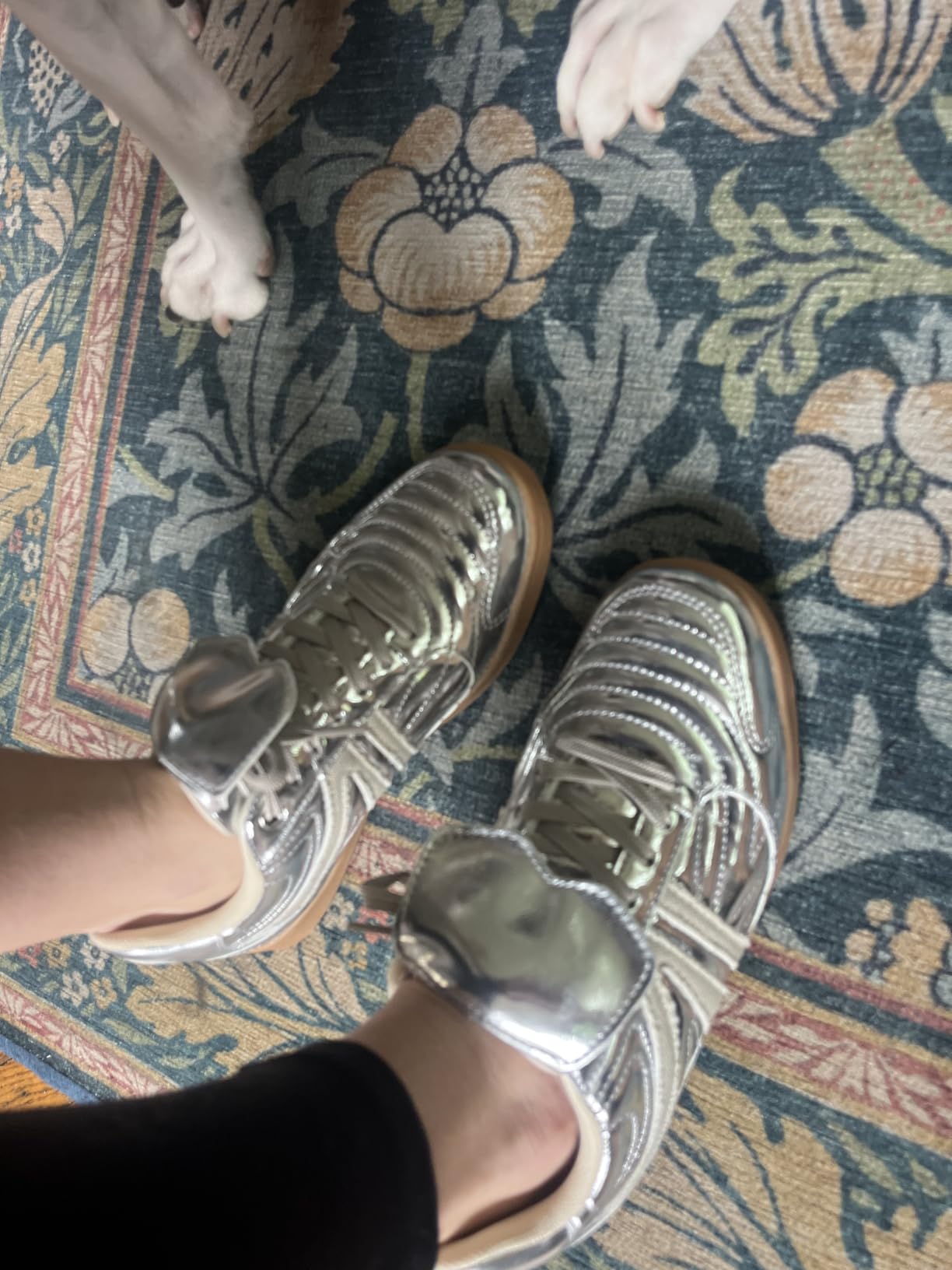 Steve Madden Madrid Design Detail - Close-up of Signature Tongue Flap and Construction Quality