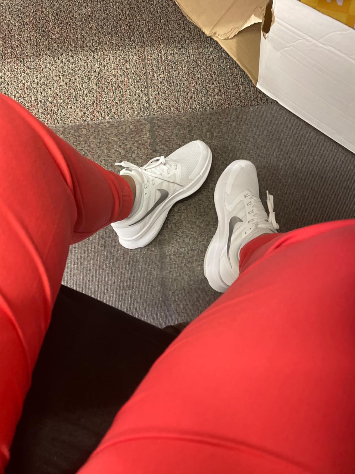 Nike Air Winflo 9 side profile showing Cushlon foam midsole and rubber outsole pattern