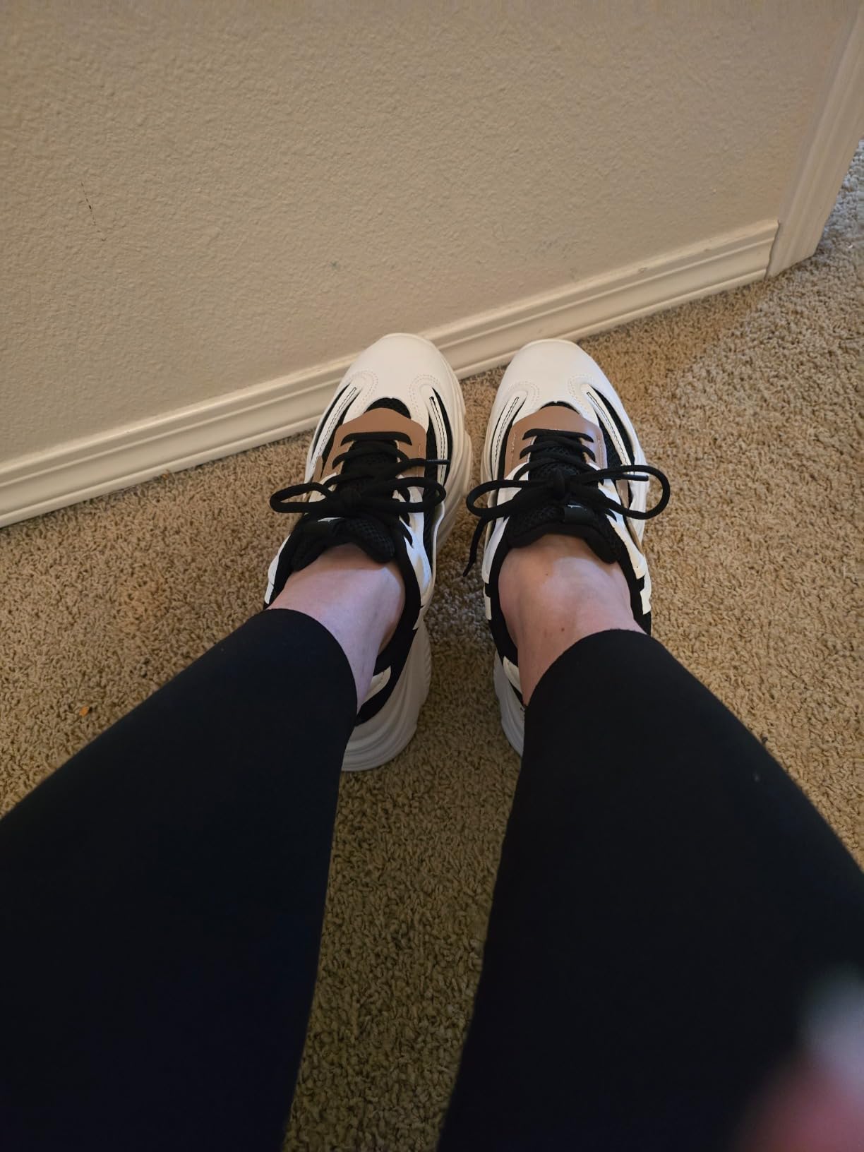 DREAM PAIRS platform sneakers showing multiple colorways and style variety with chunky sole design