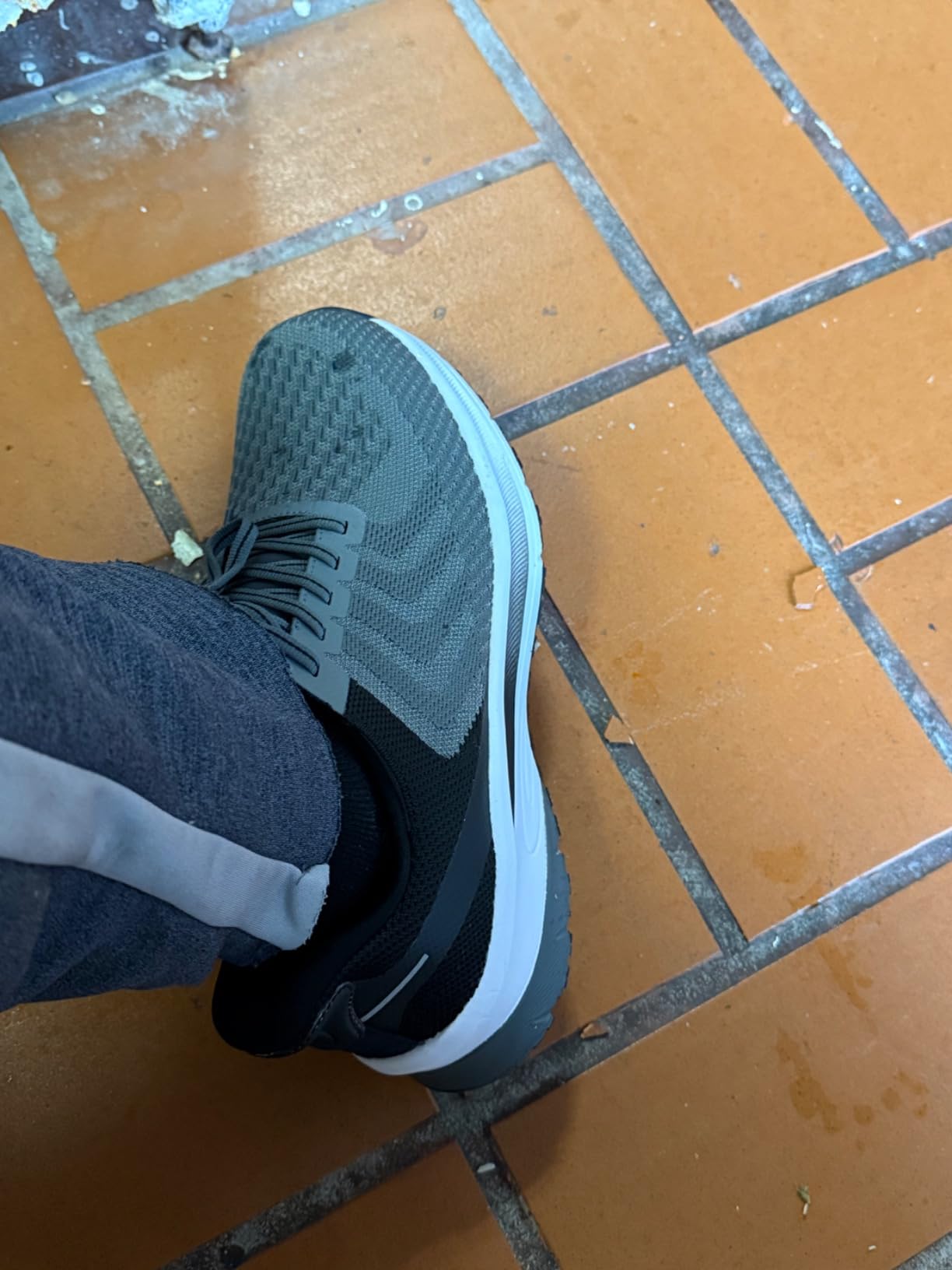 Side profile of Orthofeet Tilos showing the enhanced rocker sole and comfortable walking design