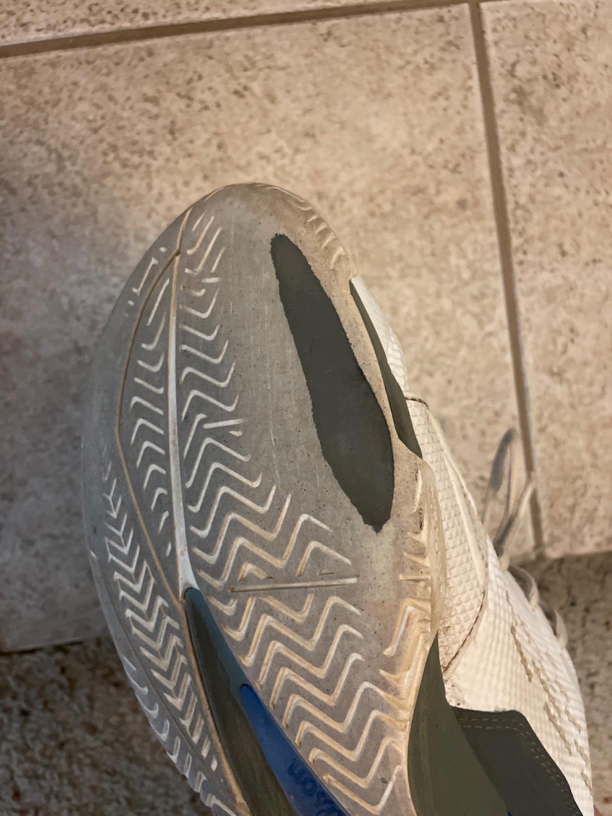 Wilson Rush Pro Ace Pickler during court testing showing performance on different surfaces