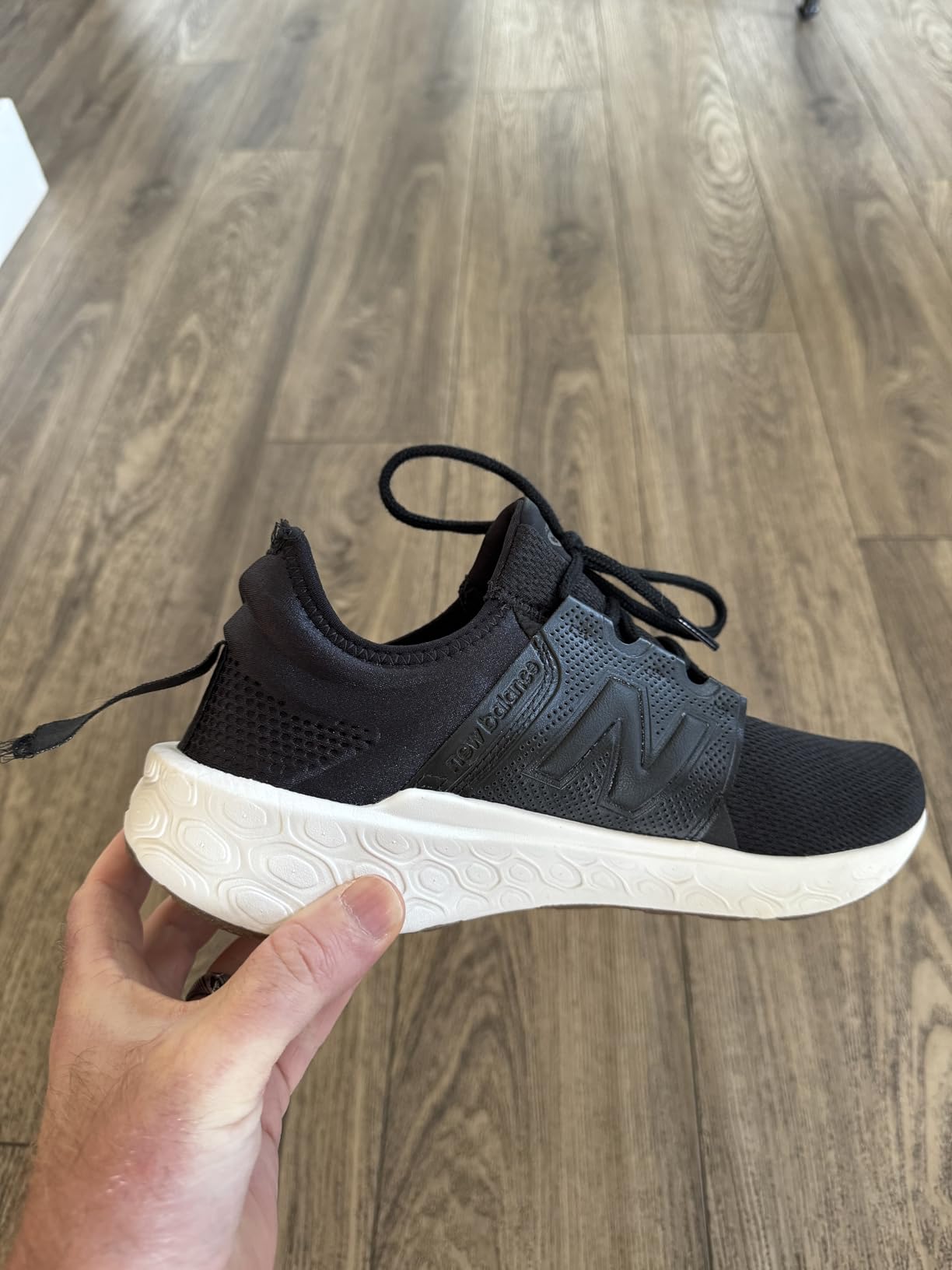 New Balance Cruz V3 showing wear patterns and condition after 8 weeks of testing