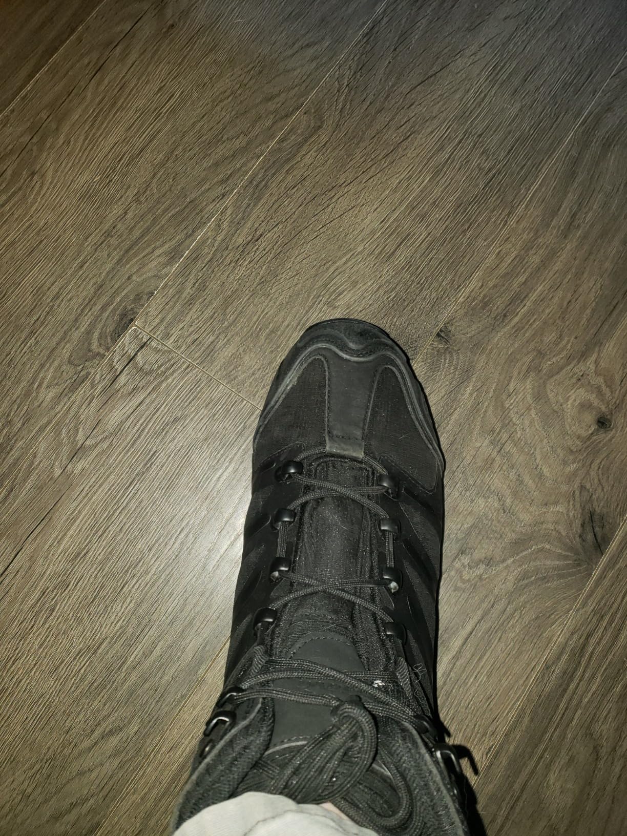 NORTIV 8 Men's Armadillo Hiking Boots side view showing waterproof construction and mid-cut design