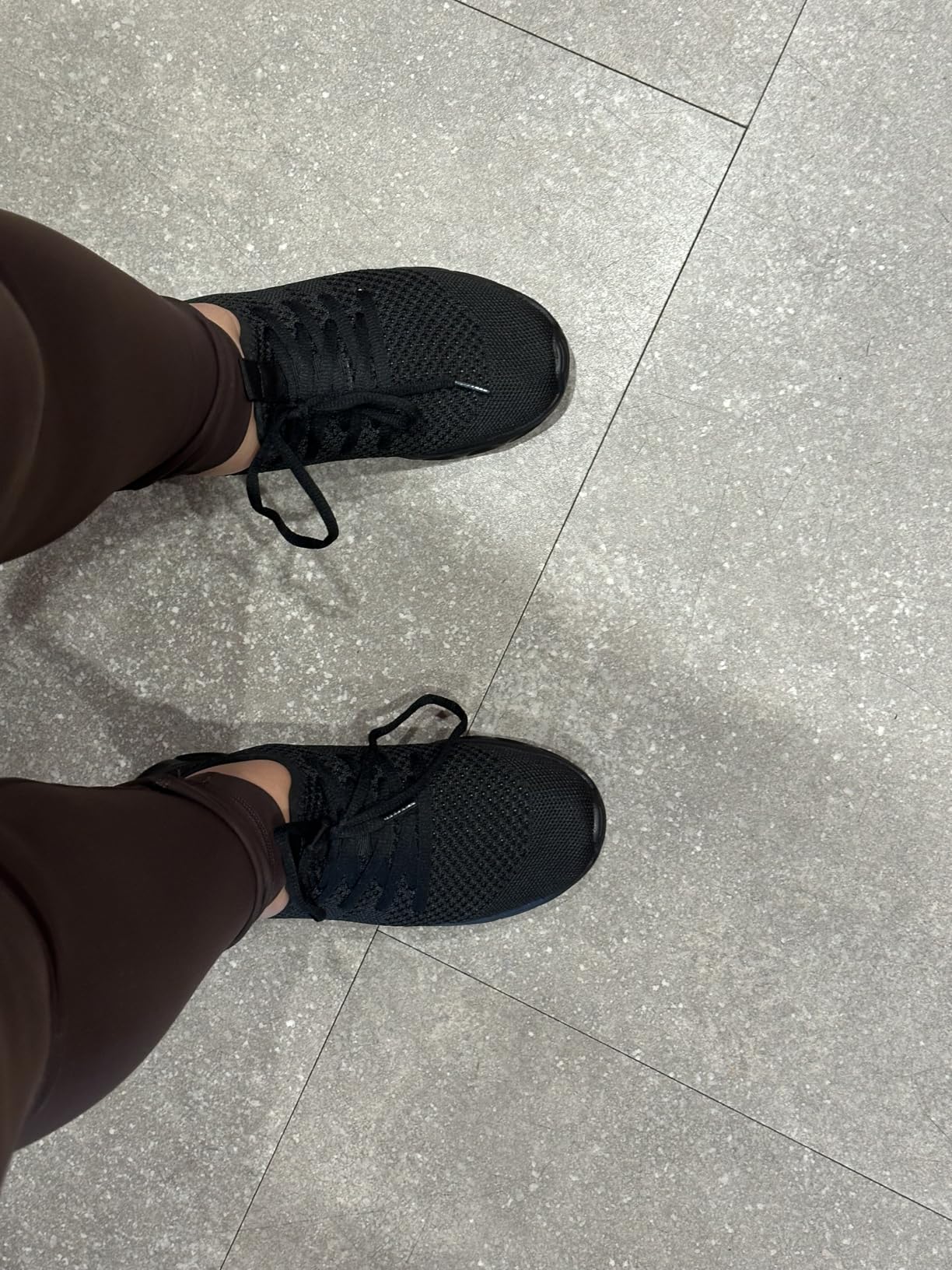 Close-up of Tvtaop sneaker breathable mesh upper and side panel construction detail