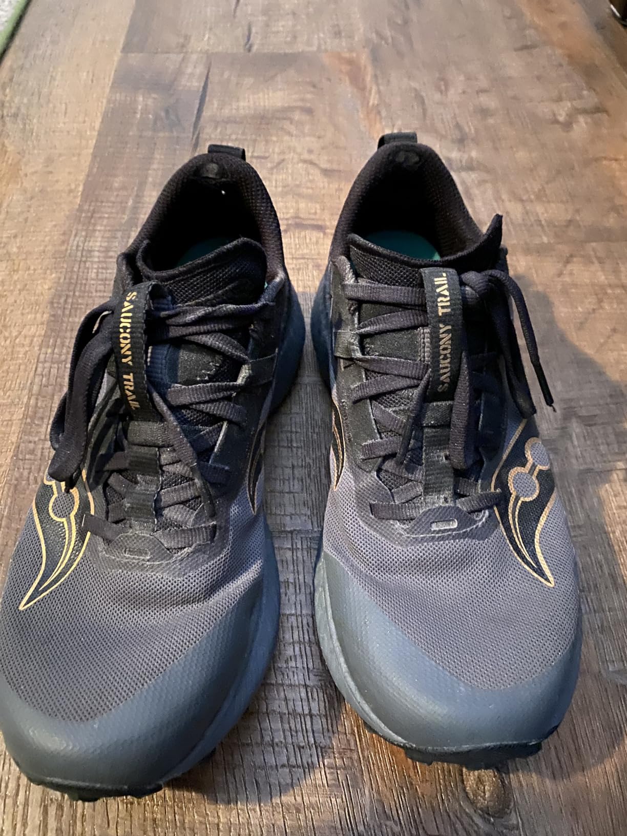 Saucony Endorphin Edge midsole showing foam compression and wear patterns after 300 miles of testing