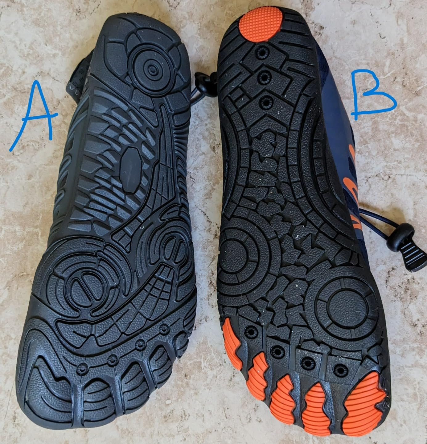 SPUKEP water shoes detailed view showing breathable upper mesh and elastic closure system